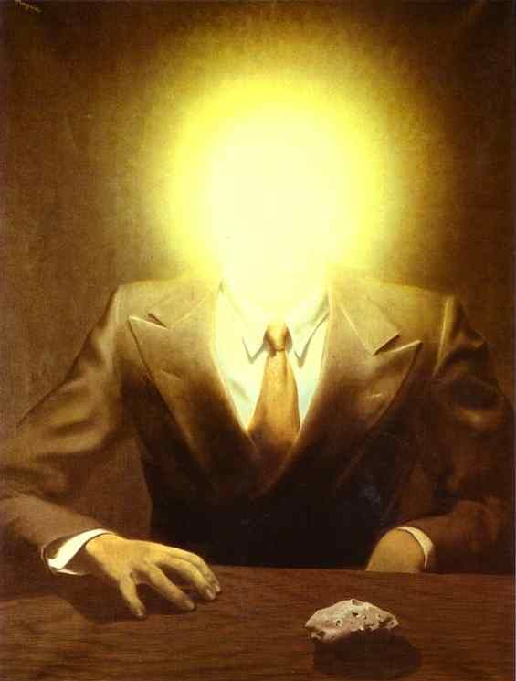 Magritte-The Pleasure Principle Portrait of Edward James 1937